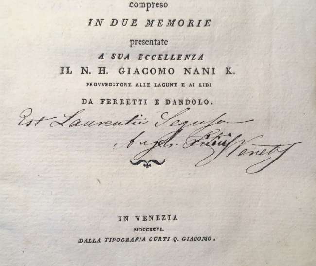 FC - FOAN RARI 1796.01, frontespizio.