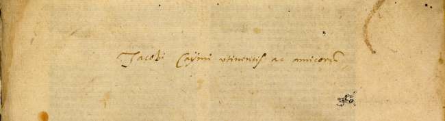 BUPD - 43.c.18, sul recto del f. di g. anteriore