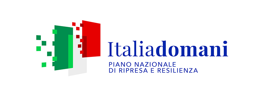 Logo Italia Domani – Piano di ripresa e resilienza